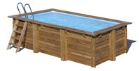 Drevený bazén TPG: 420 x 270 x 117 cm
