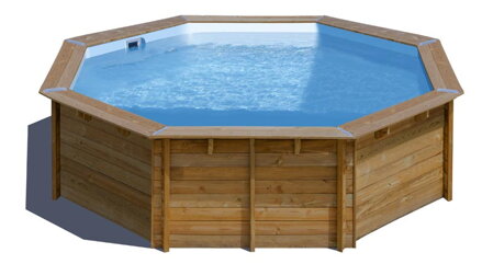 Drevený bazén s fóliou TPG: Ø 400 x 119 cm  